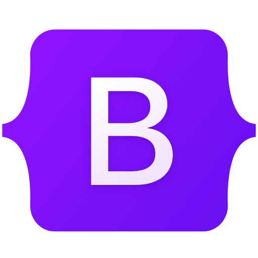 Logo da tecnologia Bootstrap