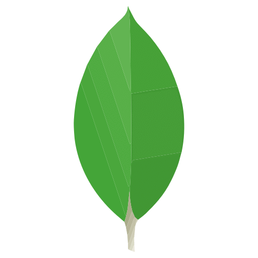 Logo da tecnologia MongoDB